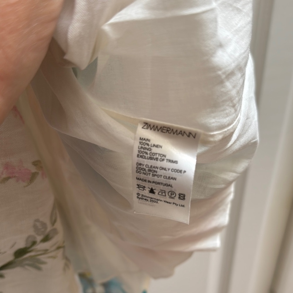 Zimmermann Floral Linen Dress - Picture 6 of 7